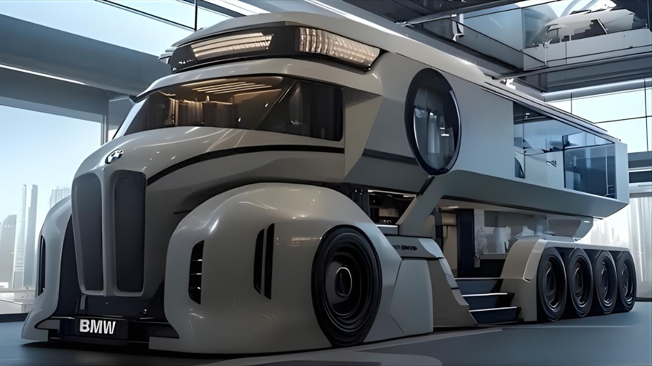 BMW RV Motorhome 2026: casa futurista sobre ruedas con lujo híbrido y vida inteligente