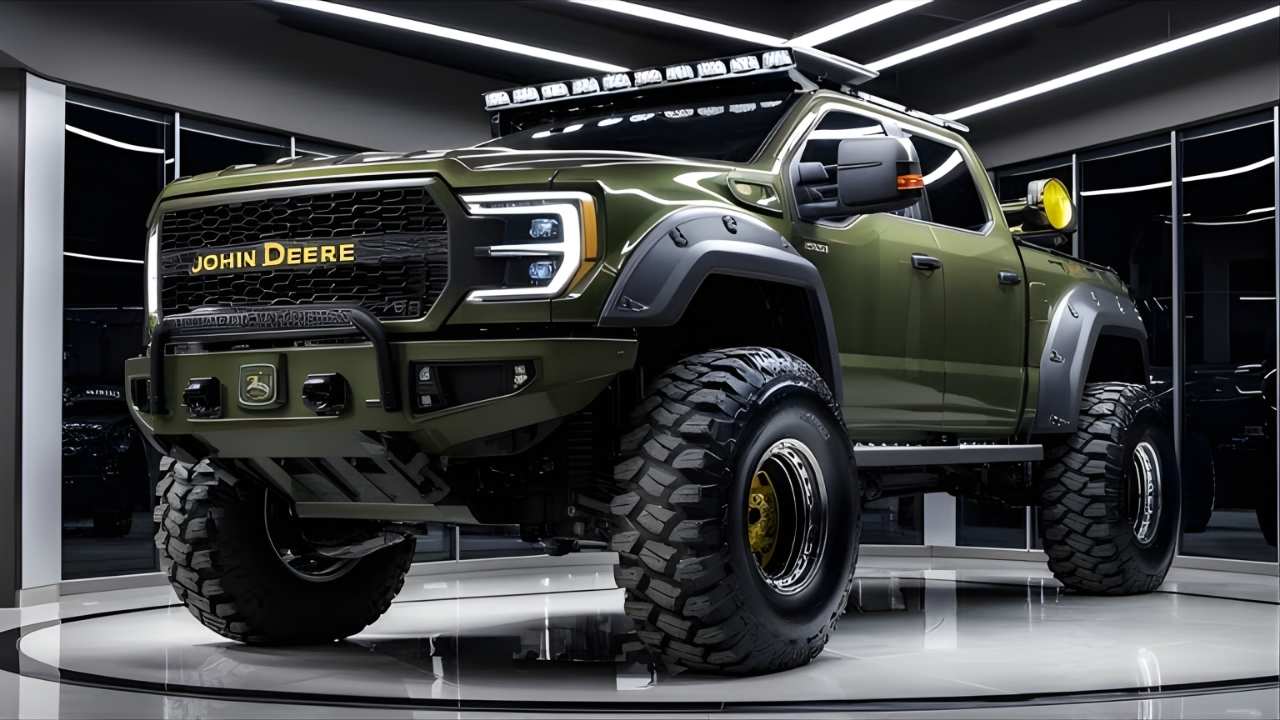 John Deere Pickup Concept: fuerza agrícola con tecnología moderna y capacidad confiable